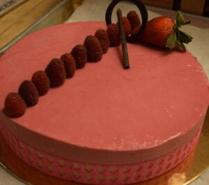 Raspberry Mousse Cake